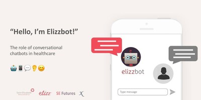 Elizzbot can intelligently chat with family caregivers 24/7, using proven therapy techniques to strengthen emotional resilience and wellbeing. (CNW Group/Saint Elizabeth Health Care)