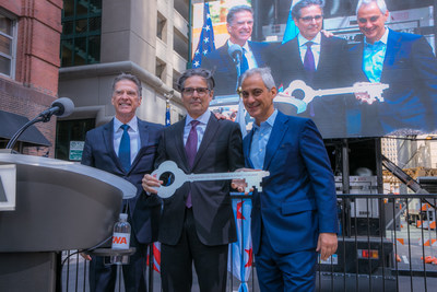 Ҵý celebrated the official opening of its new, modern global headquarters located at 151 North Franklin Street in the heart of Chicago’s Loop business district.