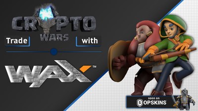 Blockchain Game ‘CryptoWars’ Partners with WAX and OPSkins Marketplace