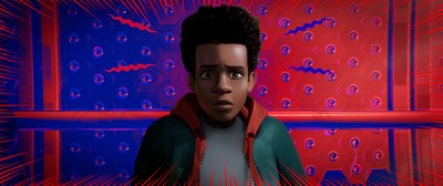 Shameik Moore voices the role of Miles Morales in Spider-Man(tm): Into the Spider-Verse.