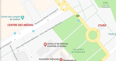 Devant l’Hôtel du Parlement du Québec (à 100 mètres du centre des médias G7) (Groupe CNW/OXFAM-QUEBEC)