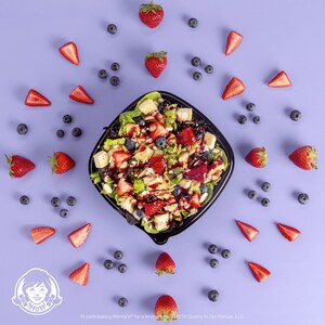 Wendy's New Berry Burst Chicken Salad: Made Fresh. Delivered Free.