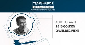 Toastmasters International Announces Keith Ferrazzi as its 2018 Golden Gavel Recipient