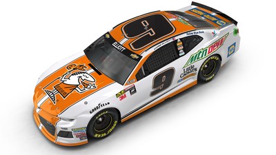 Chase Elliott's No. 9 Mountain Dew Chevrolet Camaro ZL1