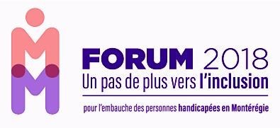 Logo : Forum  Un pas de plus vers l'inclusion  (Groupe CNW/SDEM SEMO Montrgie)