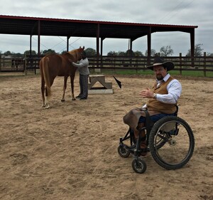 Veterans' Charity Helps Warriors Enjoy a Day of Equine Therapy with Family