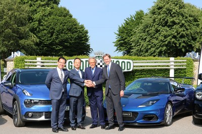 Duke of Richmond Welcomes Geely and Shell to Goodwood (PRNewsfoto/Geely)