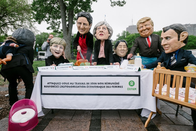 Oxfam exhorte le G7  s'attaquer  la fois aux ingalits entre les sexes et aux ingalits conomiques (Groupe CNW/OXFAM-QUEBEC)