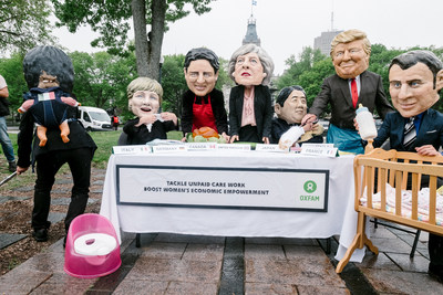 Oxfam calls on the G7 to tackle both gender and economic inequalities (CNW Group/OXFAM-QUEBEC)