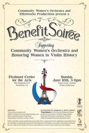 Ribbons &amp; Bows Podcast Launch On Women In Violin History To Benefit Women's Orchestra