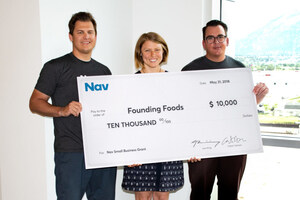 Nav Awards its First $10,000 Small Business Grant - The Next Grant Contest is Scheduled for June 15, 2018