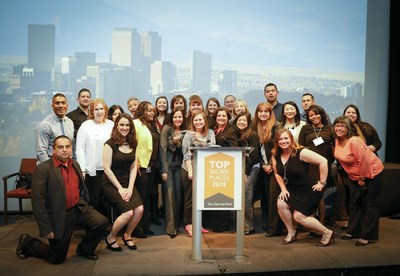 More than 40 Aimco teammates attended the Top Workplace event and accepted the honor on behalf of the company.