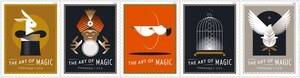 Abracadabra! The Art of Magic Forever Stamps Appear in Las Vegas