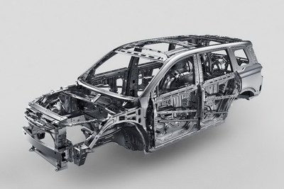 Le VUS GS8, qui intègre la technologie d’absorption d’énergie de collision de deuxième génération GAC (Geometric Absorption Control), offre une cabine de conduite en acier haute résistance à plus de 95 pour cent. La résistance à la compression qui en résulte dépasse de loin les exigences réglementaires. (PRNewsfoto/GAC Motor)