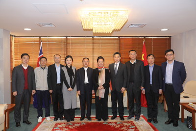 Deputy general manager of Moutai Group and chairman of Moutai's subsidiary Xijiu Zhang Deqin lead the Moutai@Australia delegation during its visit to the Consulate-General of China in Auckland
