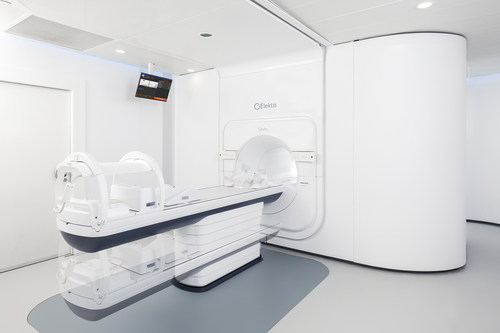 Elekta Unity has the potential to transform how clinicians treat cancer by enabling the delivery of the radiation dose while simultaneously visualizing the tumor and surrounding healthy tissue with high-quality MR images. (PRNewsfoto/Elekta)