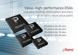 pSemi Expands Digital Step Attenuator (DSA) Portfolio with Family of Value, High-Performance DSAs