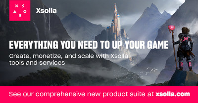 提升游戏规模所需的一切。通过Xsolla工具和服务创造、推广和扩大游戏规模。登录xsolla.com查看我们的新产品套件