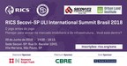 Secovi-SP, RICS e ULI realizam Summit Brasil 2018 dia 20/6