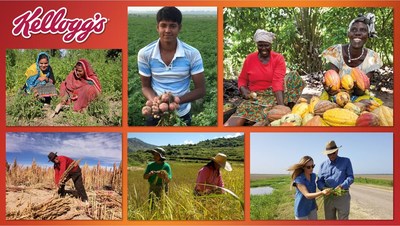 Kellogg announces support of more than 320,000 farmers worldwide, reaching 64 percent of its 2025 goal in just two years . More than 270,000 of these farmers are smallholders, including 20,000 in its direct supply chain and 10,000 women smallholder farmers and workers. This progress is enabled through more than 40 Kellogg's Origin'stm projects across five continents. #BetterDays