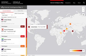 Oracle Launches Internet Intelligence Map Providing a Unique View into the Global Internet