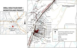 IAMGOLD Continues to Intersect High Grades at Monster Lake