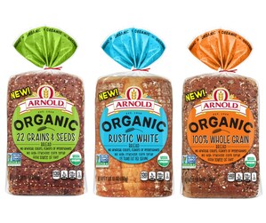 Arnold®, Brownberry® And Oroweat® Bread Debut New Organics Line Nationwide
