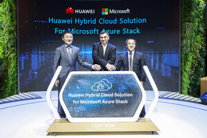 Huawei annonce le lancement d'une solution de cloud hybride pour Azure Stack de Microsoft au salon CEBIT 2018