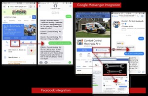 HomeServiceChats Integrates with Facebook and Google