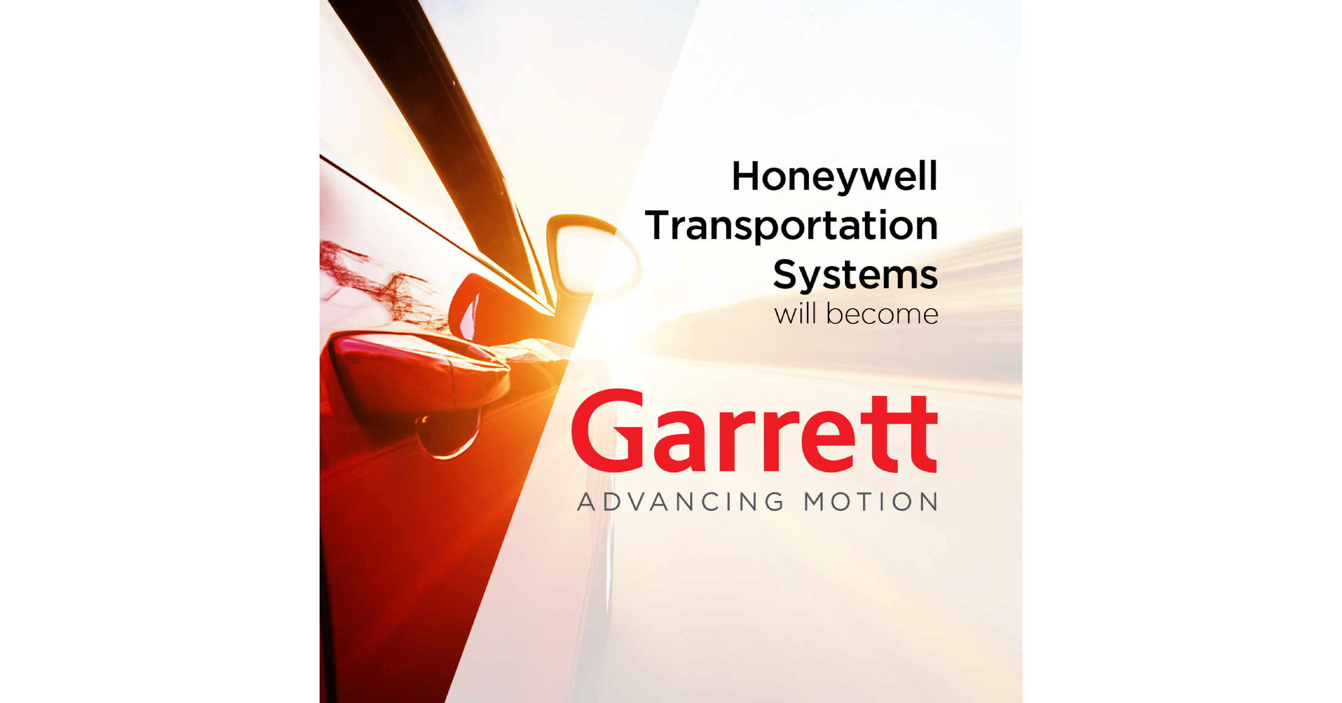 Honeywell Announces Garrett as Company Name for Transportation Systems