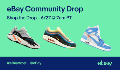 eBay is kicking off the first-ever community sneaker drop, inviting enthusiasts everywhere to list their most coveted pairs this month. The drop will culminate on Wednesday, June 27 at 7:00AM PT, when buyers can shop a curated collection of scouted kicks at eBay.com/SneakerDrop.