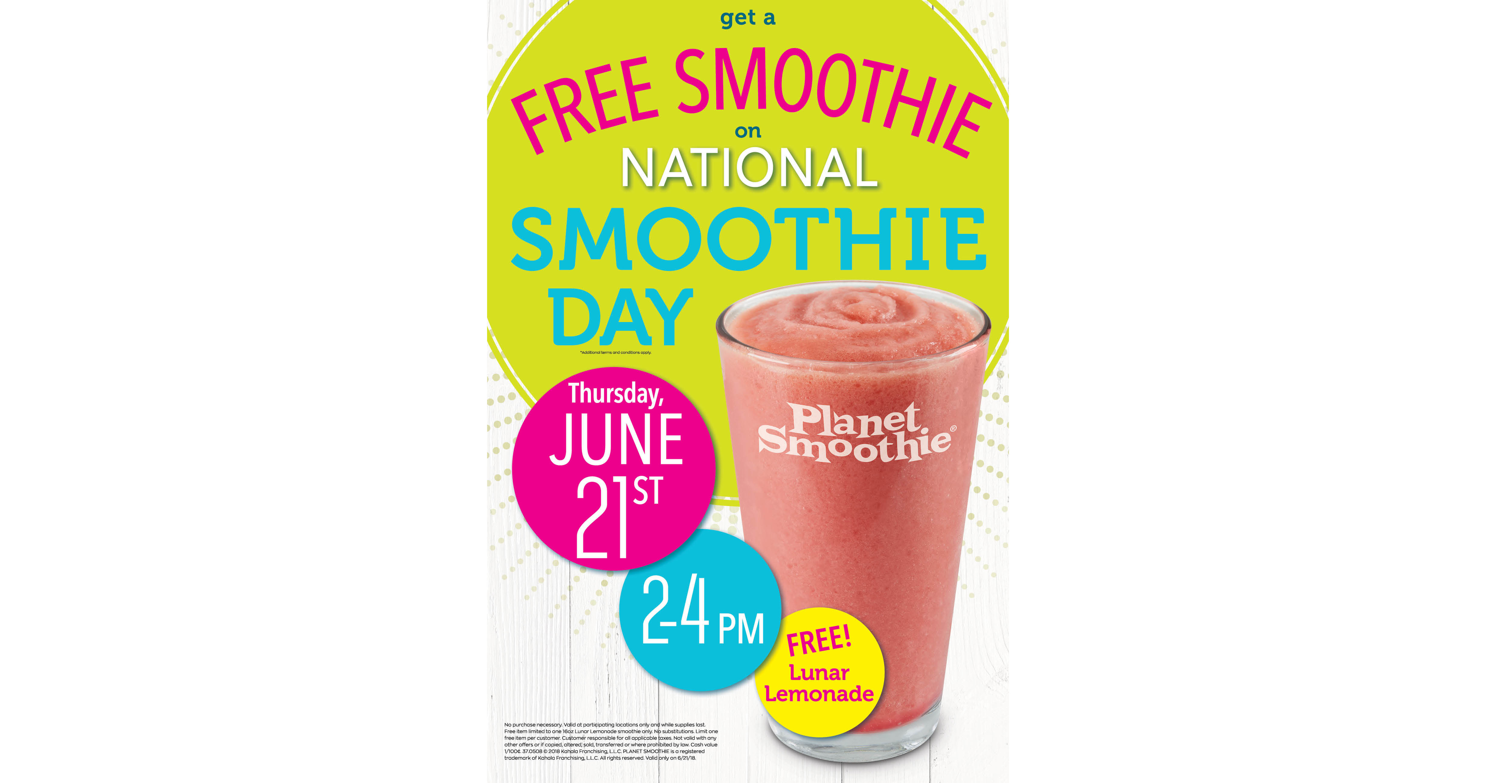 Celebrate National Smoothie Day with a FREE Smoothie
