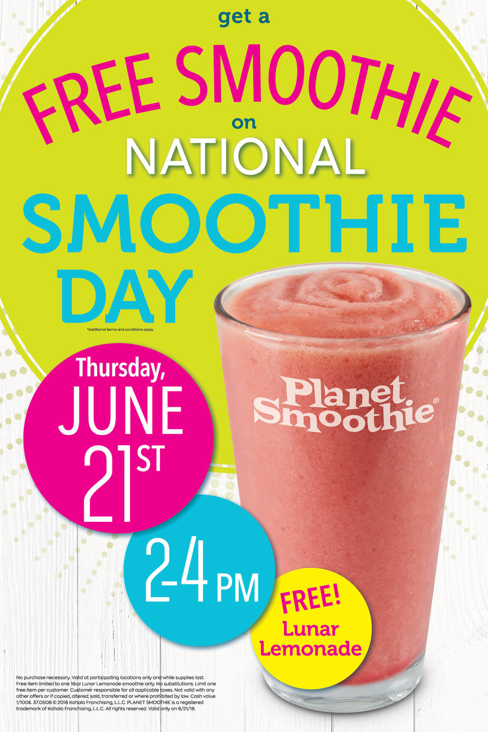 Celebrate National Smoothie Day with a FREE Smoothie