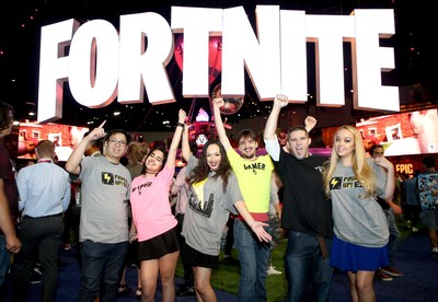 Fortnite fans among 15,000 gamers who attended the E3 Video Game Conference which closes today in Los Angeles. Los Angles, June 14, 2018.