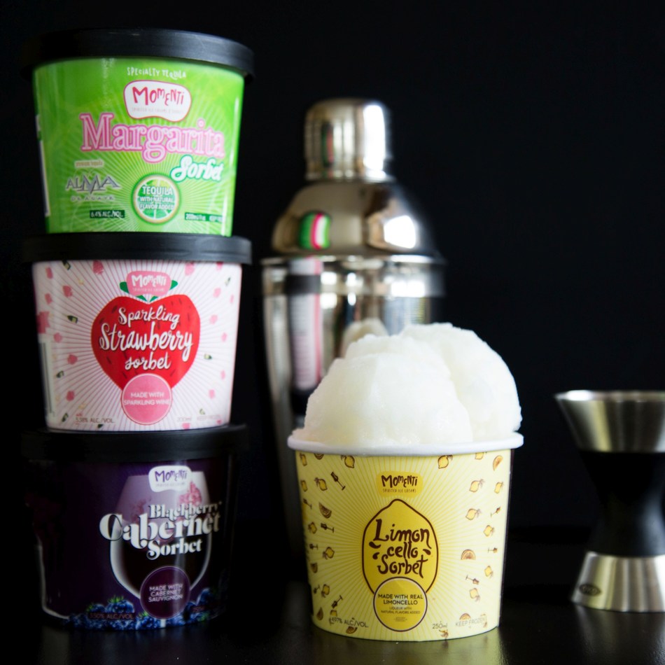 Alcohol Ice Cream and Sorbet Now Available Nationwide by Foody Direct