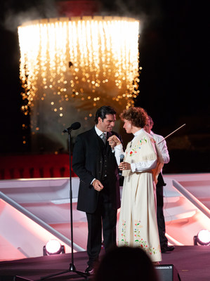 Italian tenor Antonio Corianò (left) and Norwegian singer Sissel Kyrkjebø (right) at the naming ceremony for Viking Orion. Sissel is widely considered one of the world’s top crossover sopranos and godmother to Viking Jupiter, Viking’s sixth ocean ship, which debuts in early 2019. For more information, visit www.vikingcruises.com
