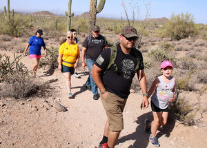 Warriors Encouraged by Fellow Veterans on Wind Cave Trail Hike