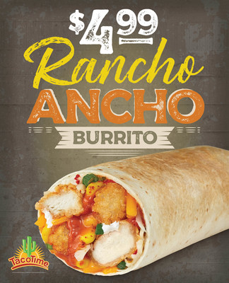 The Rancho Ancho Burrito will be available for a limited time only beginning June 27 through August 28.
