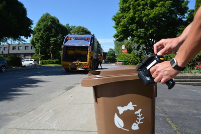 GOBacs application optimizes results in Saint-Laurent for organic waste collection. (CNW Group/Ville de Montréal - Arrondissement de Saint-Laurent)