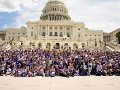 Pancreatic cancer survivors on Capitol Hill supporting Pancreatic Cancer Action Network (PanCAN) and advocating for more federal research dollars for the third leading cause of cancer-related deaths. Demand Better by joining National Call Congress Day on June 19 from 9 a.m. - 5 p.m. EDT. Visit pancan.org/callcongress