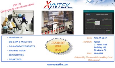 Xyntek's Open House will celebrate Xyntek's 30+ years of Real Time Microprocessor Based Automation Engineering excellence & solutions, and will showcase the latest Solutions and Technologies in the evolving landscape of Industry 4.0