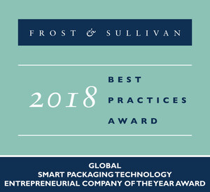 Water.io's Internet of Packaging Service Earns It Frost &amp; Sullivan's Prestigious Entrepreneurial Company of the Year Award