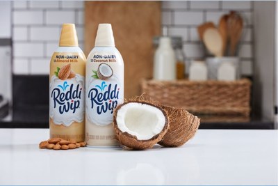 Reddi-wip Launches Non-Dairy Almond and Coconut Varieties to Address Growing Consumer Demand for Plant-Based Foods