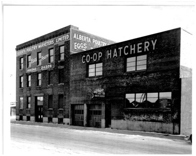 The company's building in the 1950s. (CNW Group/Lilydale)