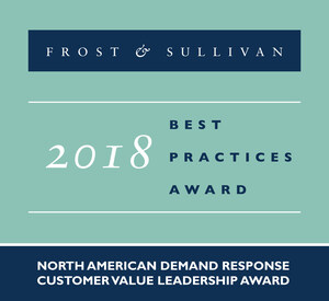 CPower Earns Frost &amp; Sullivan's Customer Value Leadership Award for its Unmatched Understanding of Customer Objectives in the DR Market