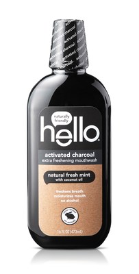 New Hello Products Activated Charcoal Mouthwash
