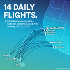 Alaska Airlines announces new nonstop service between Sacramento, California and Kona, Hawaii