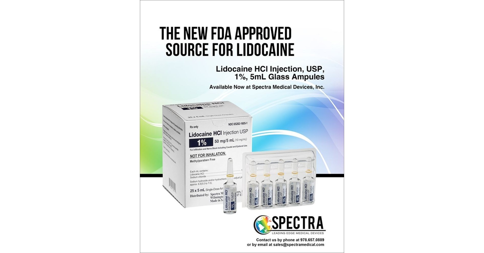 Spectra Medical Devices, Inc. Obtains FDA Approval to Market a Single