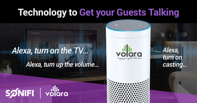 SONIFI Solutions extends its solutions for a smarter enterprise by delivering voice-activated room controls powered by Volara. The integrated experience allows users to make requests, control the room environments, and access information using proven technologies such as Alexa for Hospitality, announced by Amazon today.