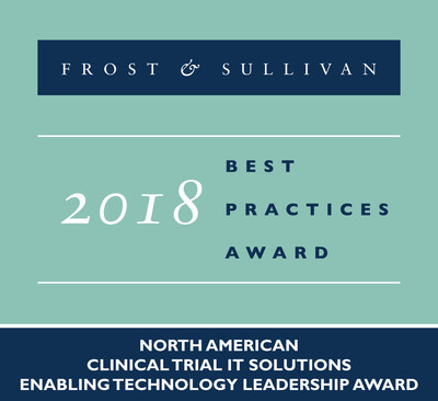 Frost & Sullivan recognizes Oracle Health Sciences with the 2018 North American Enabling Technology Leadership Award for its new eClinical platform, Clinical One™.